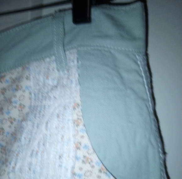 Patchwork Wide Leg Pants - Picture 6 of 11